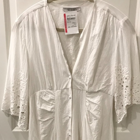 Allsaints- Una Broderie Dress (NWT) - Picture 7 of 16